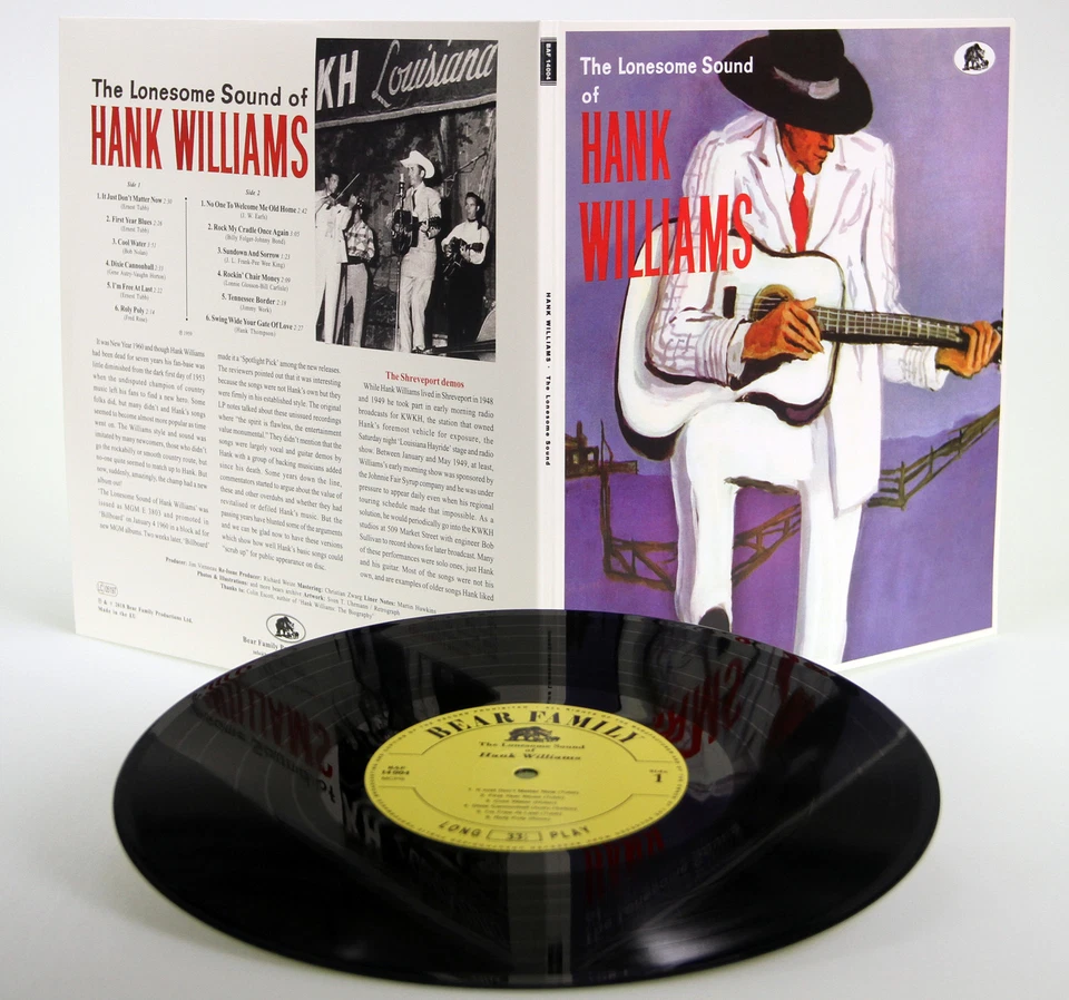 Hank Williams - The Lonesome Sound (LP, 10inch) - Vinyl Country - Image 4 of 4
