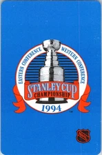 NHL 1994 Stanley Cup Championship - Single Swap Playing Cards - Hockey