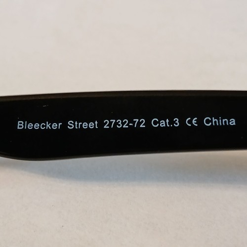 NYS City Men's Matte Black Mirrored Classic Sunglasses Bleecker Street 2732-72 - Picture 4 of 8