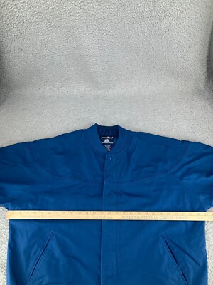 Vintage John Blair Bomber Jacket Mens Extra Large XL Blue Varsity