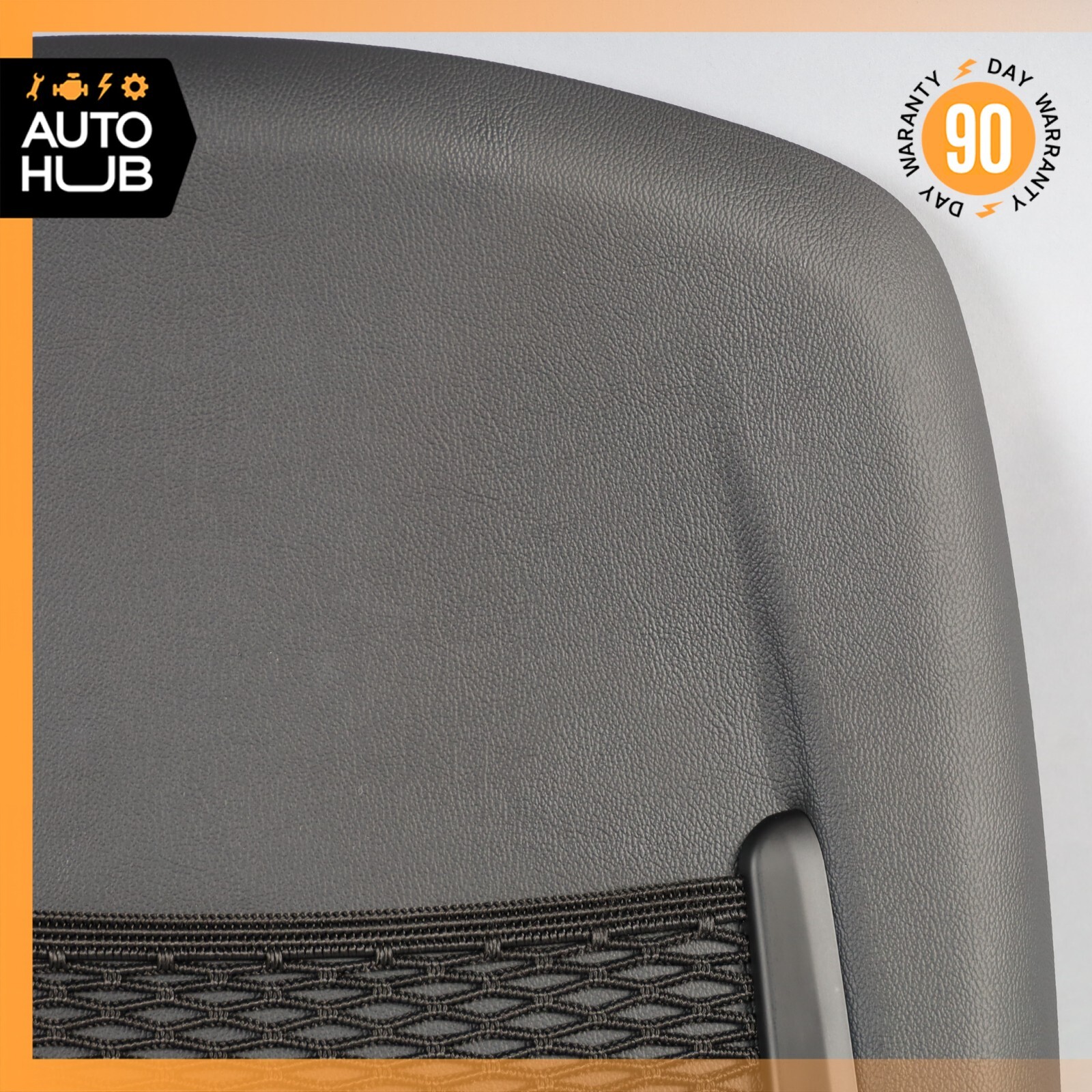 14-22 Maserati Ghibli M157 Front Left Side Seat Back Cover Black OEM 41k