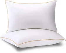 NEIPOTA KING SIZE PILLOWS, SET OF 2 DOWN ALTERNATIVE  PILLOWS, HOTEL QUALITY