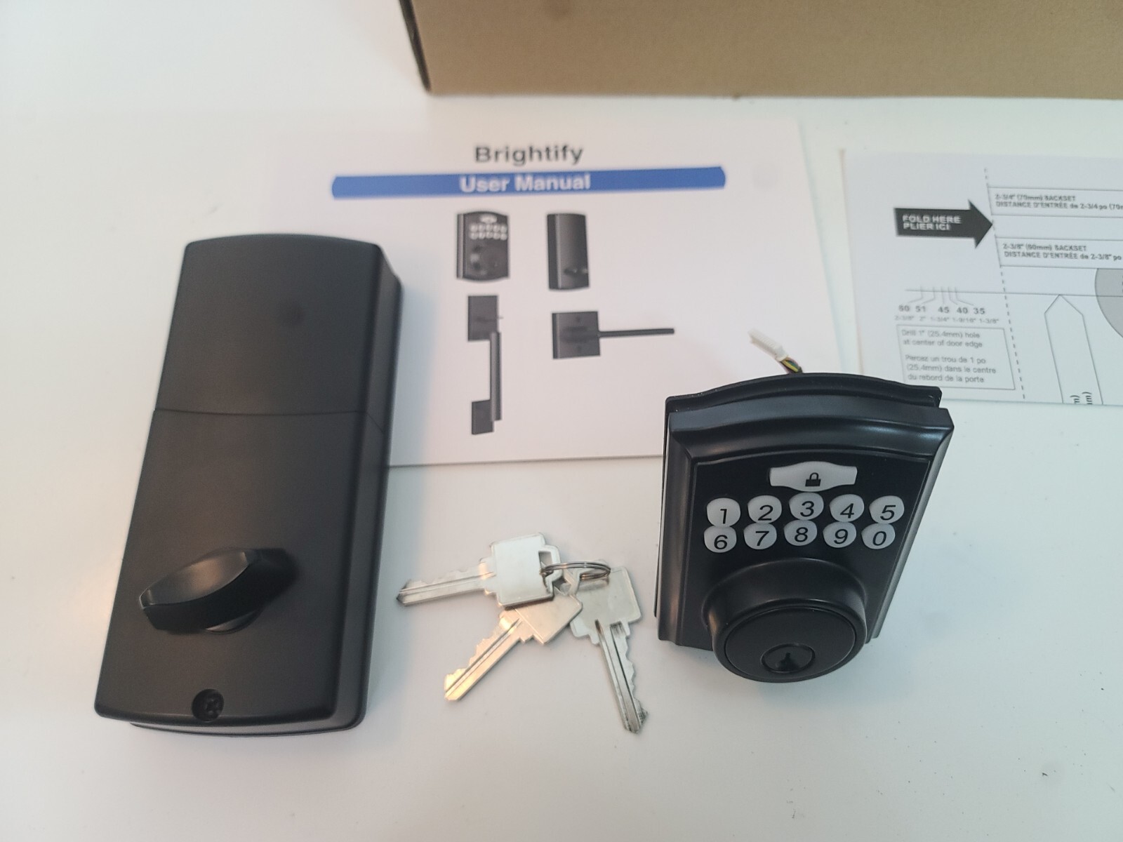 Brightify Keyless Entry Deadbolt with Keypad and Auto-Lock Feature-image