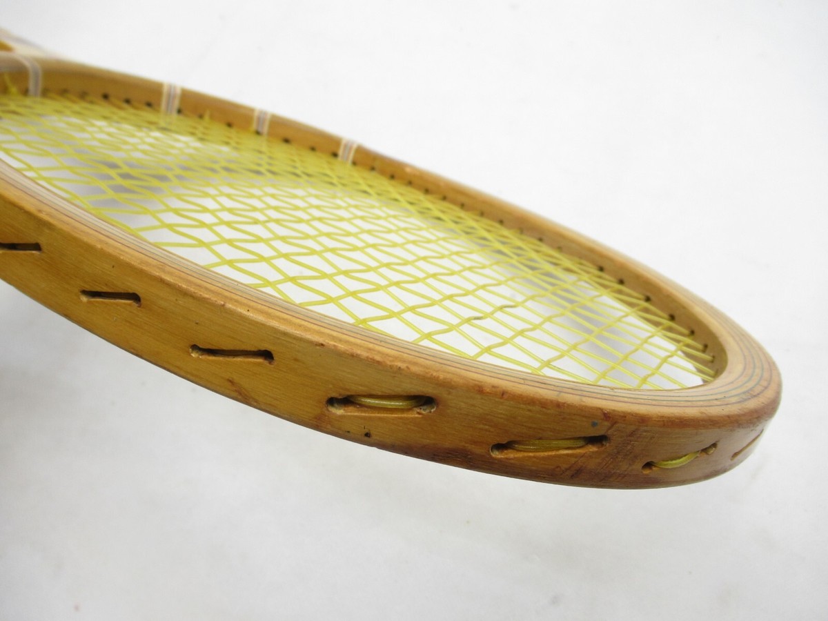 Vintage Wright & Ditson Davis Cup Wood Tennis Racquet Racket Championship
