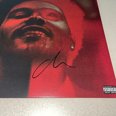 THE WEEKND signed autographed AFTER HOURS VINYL RECORD BECKETT COA