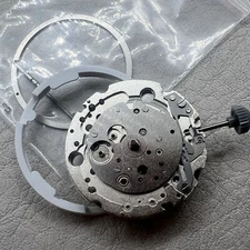 Japanese Miyota 8245 Automatic Mechanical Movement Silver Hollow 2 Hands