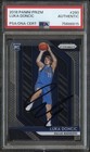 LUKA DONCIC #77 SIGNED MAVERICKS 2018 PANINI PRIZM ROOKIE CARD PSA/DNA AUTO