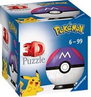 54 Teile Ravensburger 3D Puzzle Ball PokéMon Meisterball 11564