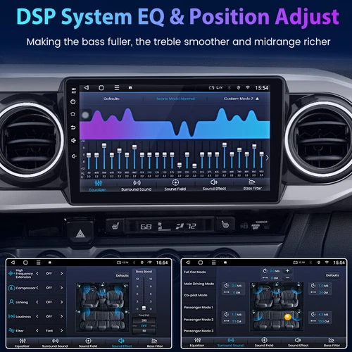 Apple CarPlay Car Radio GPS Stereo Navi For Toyota Tacoma 2016-2021 Android 13.0 - Picture 17 of 19