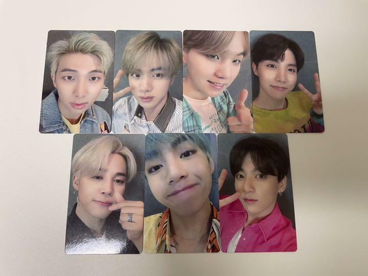 BTS Lights トレカ 7枚 BTS Lights Boy With Luv Official Photo Card Complete All 7