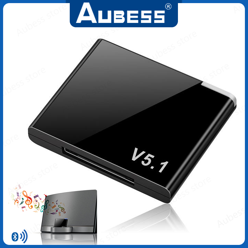 Bluetooth 5.1 Wireless Receiver Adapter 30pin for Bose Sounddock Porta Stereo System