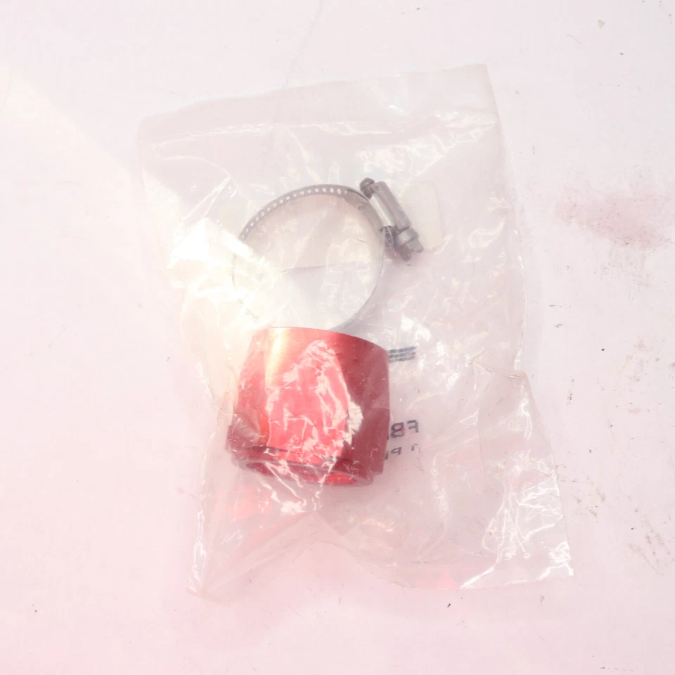 Conector de manguera Aeroquip Pro-Clamp aluminio rojo 1,13" ID x 1,41" OD FBM1007 Foto 4 de 4