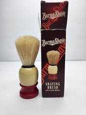 New In Box Burma Shave Shaving Brush 100 Natural Bristle