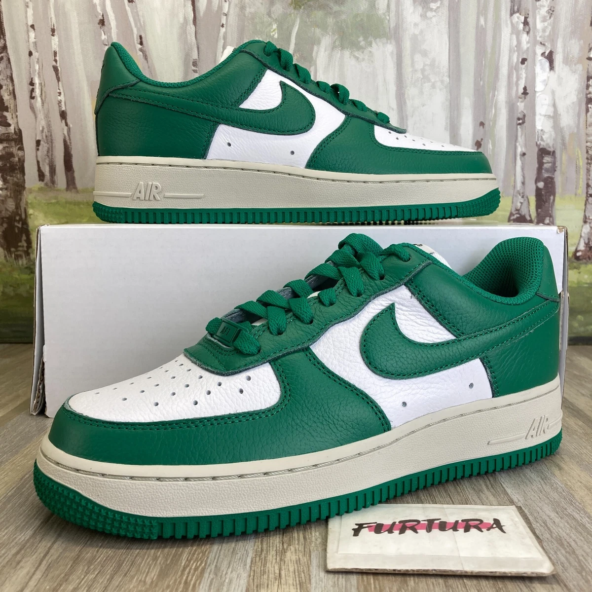 Nike air force low green sale
