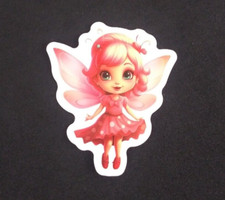 Colorful Cute Fairy Sticker 2" x 1.75" T