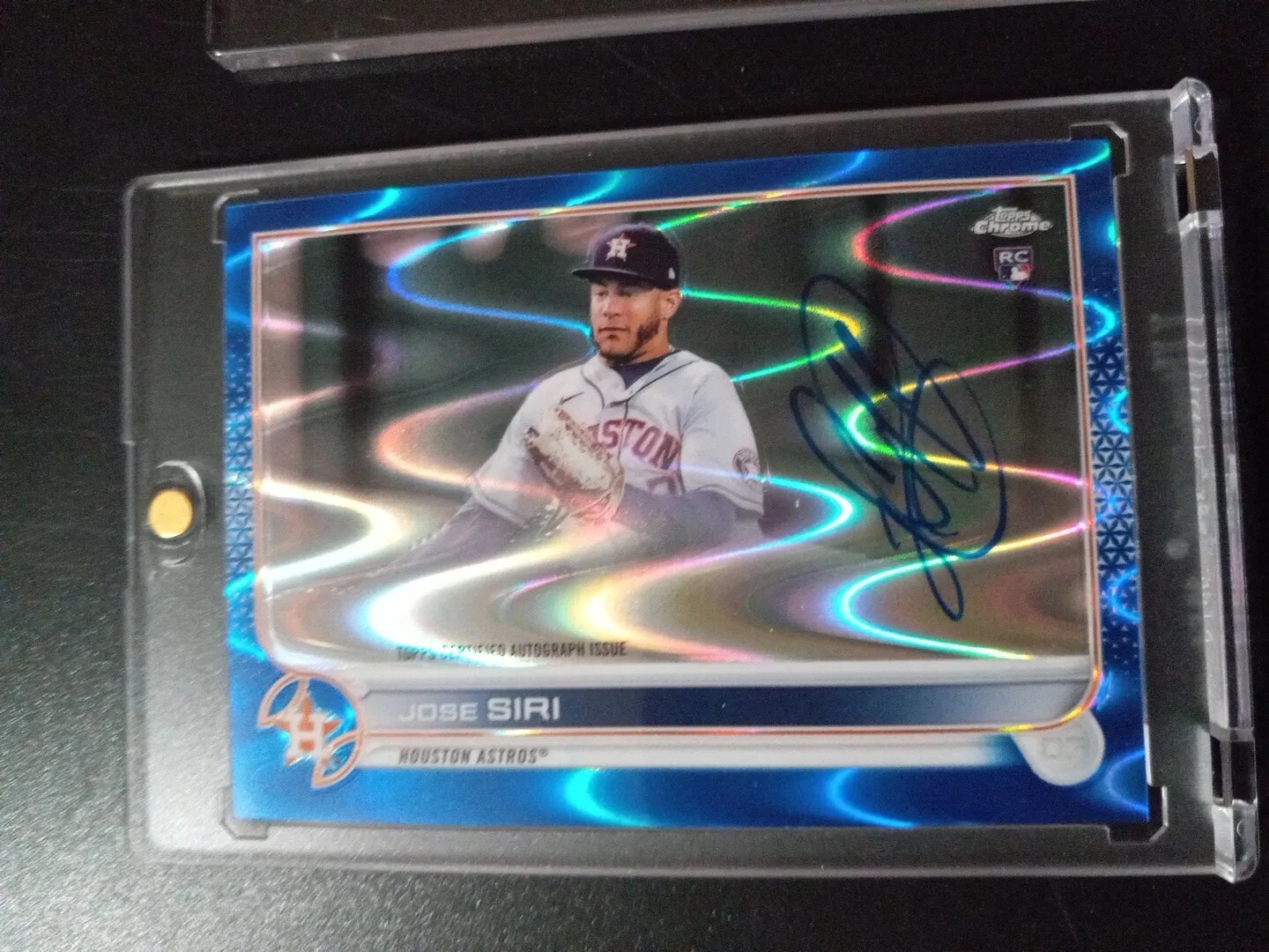 2022 Jose Siri Topps Chrome Blue Raywave/150 RC Auto