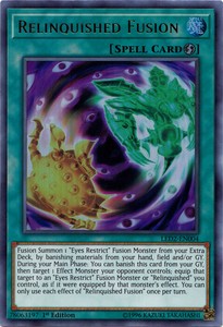 Relinquished Fusion - LED2-EN004 - Ultra Rare - 1st Edition x1 - Near Mint