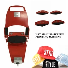 Standard Platen Machine Cap Printer Hat Clamp Silk Screen Printing Equipment