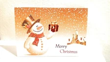 Holiday Boxed Christmas Cards Set of 14 - Variety to Choose From (Happy Snowman)