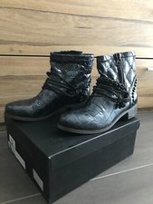 Mimmu Damen Stiefeletten Biker Boots Gr 37 Sc...