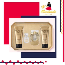 Victoria Secret Angel Gold ~ 4 pc Perfume Gift Set. Body Cream, Fragrance wash