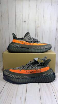 ADIDAS YEEZY BOOST 350 V2 - CARBON BELUGA - SIZE MEN'S 12 | eBay