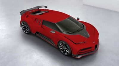 Looksmart 1:43 Bugatti Centodieci - italian red | eBay