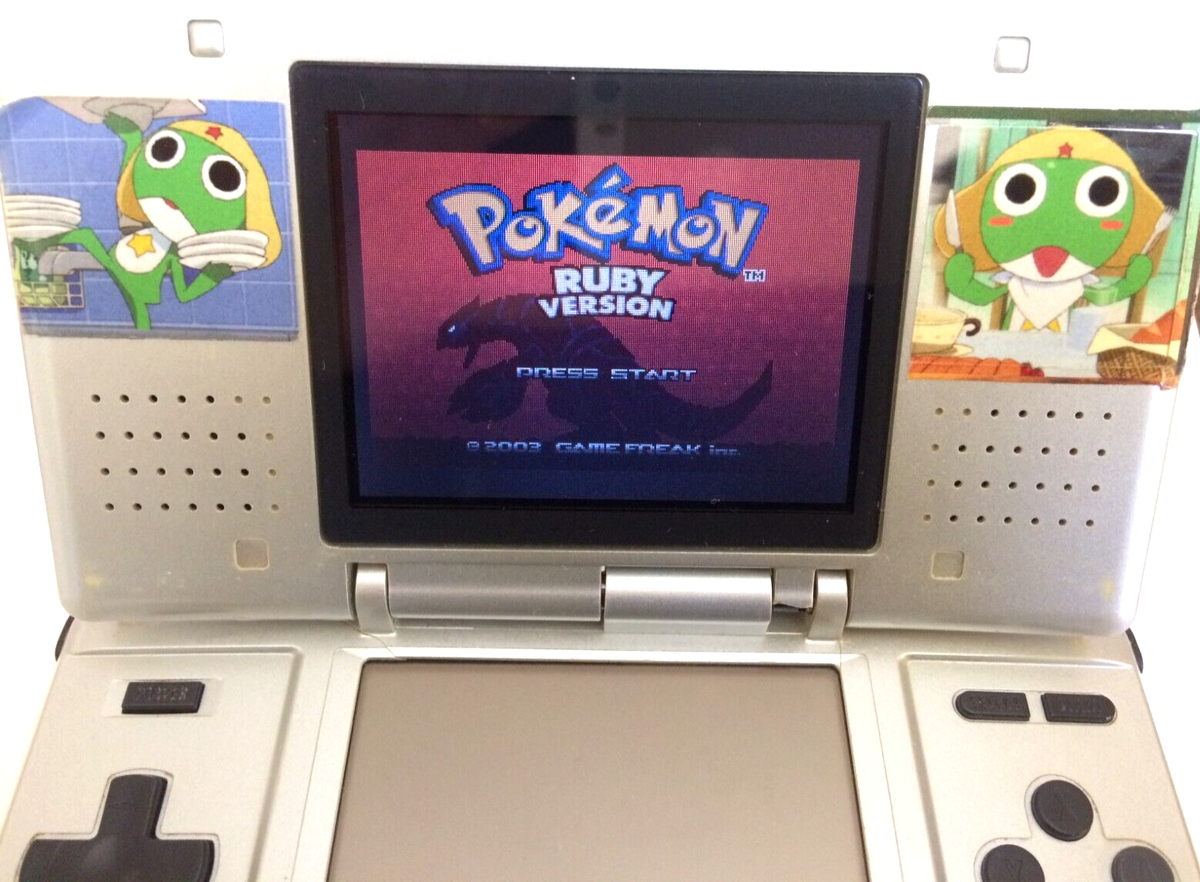 Nintendo DS Original NTR-001 Titanium Silver Handheld Console