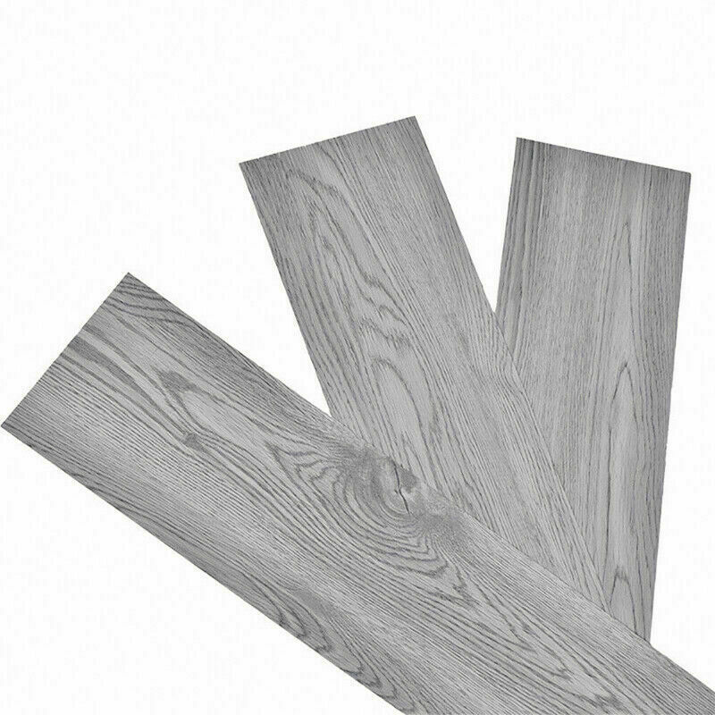 Self Adhesive Floor Planks Sticky Tiles PVC Vinyl Wood Flooring Kitchen