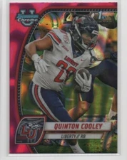 Quinton Cooley 2024 Bowman University U Chrome 1st Pink Lava Refractor #147