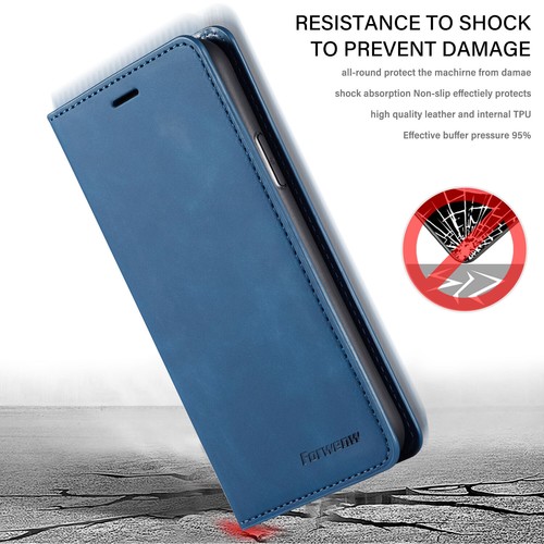 Leather Wallet Case For iPhone 15 14 13 12 Pro XS Max XR X 8 7 Flip Phone Cover - Picture 11 of 45