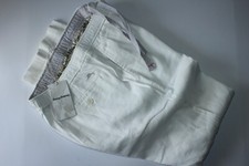 Tommy Bahama Pants Beach Coast Linen White Solid Elastic New Medium M x 30