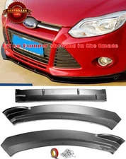 Front Bumper Lip Spoiler Diffuser Splitter Winglet Diffuser For 11-14 Focus MK3