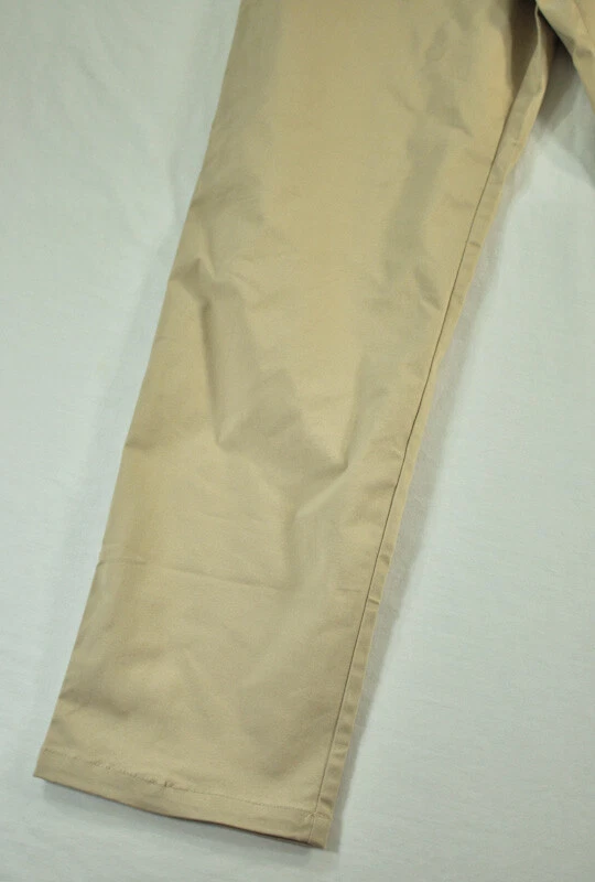 Mujer Tostado Caqui por Appleseed's Pantalones Talla 10 Frontal Cremallera Cintura Elástica Foto 3 de 4