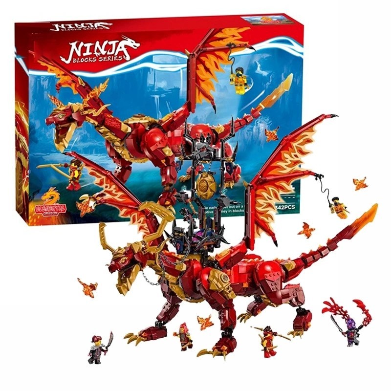 New 71822 NINJAGO: Source Dragon of Motion Building Toy Set
