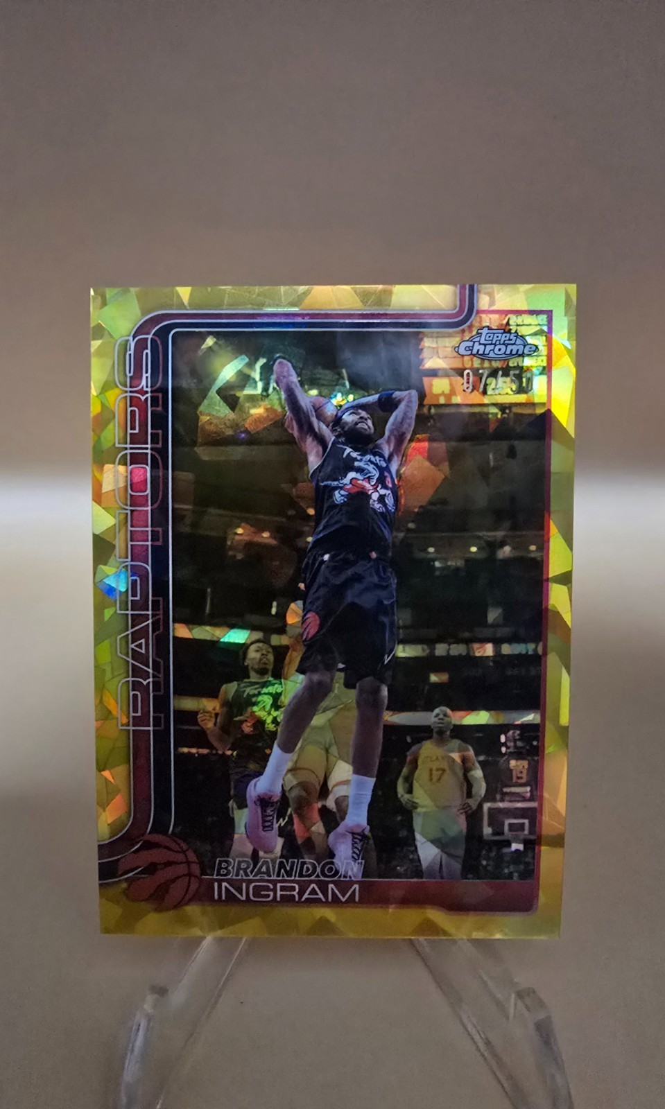 2025-26 Topps Chrome BRANDON INGRAM *GOLD ICE REFRACTOR* #d /50