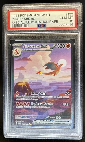 2023 Pokemon SV 151 Charizard ex Special Illustration Rare #199/165 PSA 10
