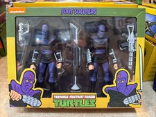NECA Cartoon Teenage Mutant Ninja Turtles - Foot Soldiers 2 Pack