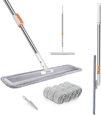 Microfiber Flat Mop 32 In Large Mops For Floor Cleaning Commercial Dust Dry Wet