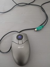 MOUSE TRACKBALL TRUST VINTAGE PS/2 RETRO PC WIN 95 98 XP - PALLINA VIOLA