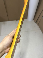 Full scalloped Yellow Big head maple 21fret guitar neck Maple fretboard 25.5