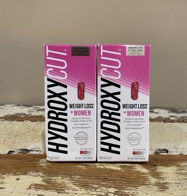 2-Pack HydroxyCut Weight Loss + WOMEN 60 liquid capsules, Exp 10/2026 NIB