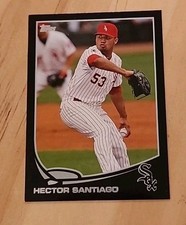 RARE🌟4/5🌟HECTOR SANTIAGO 2013 Topps MINI Black. White Sox  