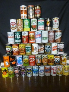 [48] VINTAGE STEEL BEER CAN COLLECTION [EMPTY CANS PLEASE READ DESCRIPTION]