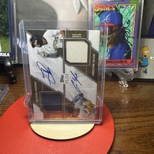 2026 Topps Major League Material Dual Auto Relic Chourio Yelich #MLMDA-CY 05/50