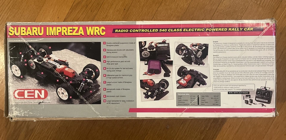 CEN SP1 1:10 Subaru Impreza WRC EP RTR P&D 540 .12 двигатель 2 канала RC раллийный автомобиль 9015C - Изображение 2 из 4