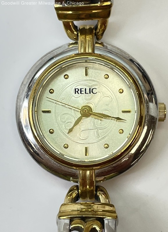 Relic Two-Tone analog Women's Wristwatch 28.1g