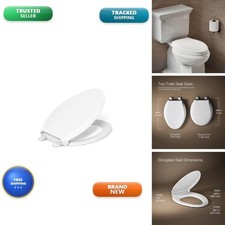 KOHLER 4636-RL-0 Cachet ReadyLatch Elongated Toilet Seat White