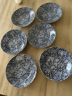 6 KÖNIGIN VON CHURCHILL VIKTORIANISCHES KALIKO. 8'' Müslischalen