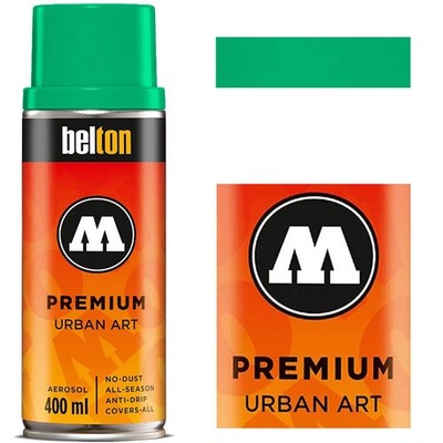 MOLOTOW BELTON PREMIUM FARBE LACKSPRAY SPRÜHDOSE 400ml 327 219 TÜRKISGRÜN